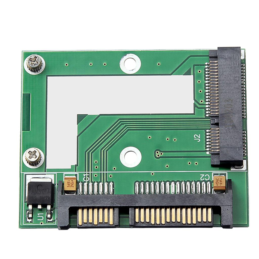 Mini Pcie mSATA SSD to 2.5'' SATA 6Gbps Adapter Converter Card 30x50mm