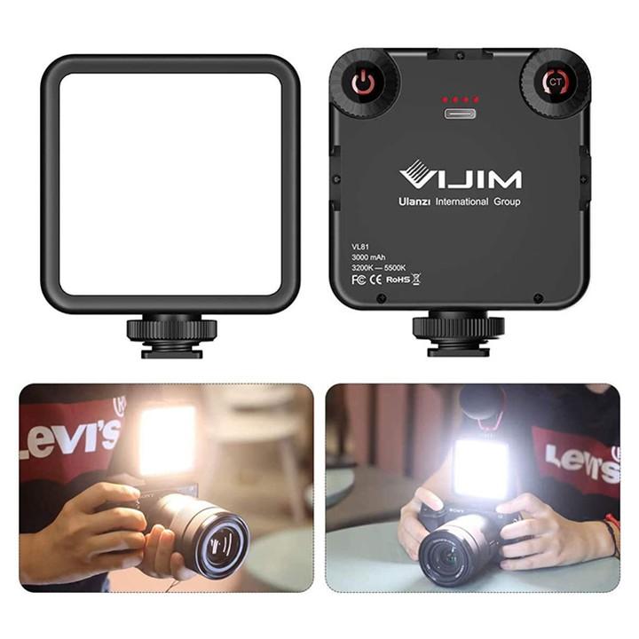 ĐÈN LED QUAY VLOG – VIDEO ULANZI VIJIM VL81 - HÀNG NHẬP KHẨU