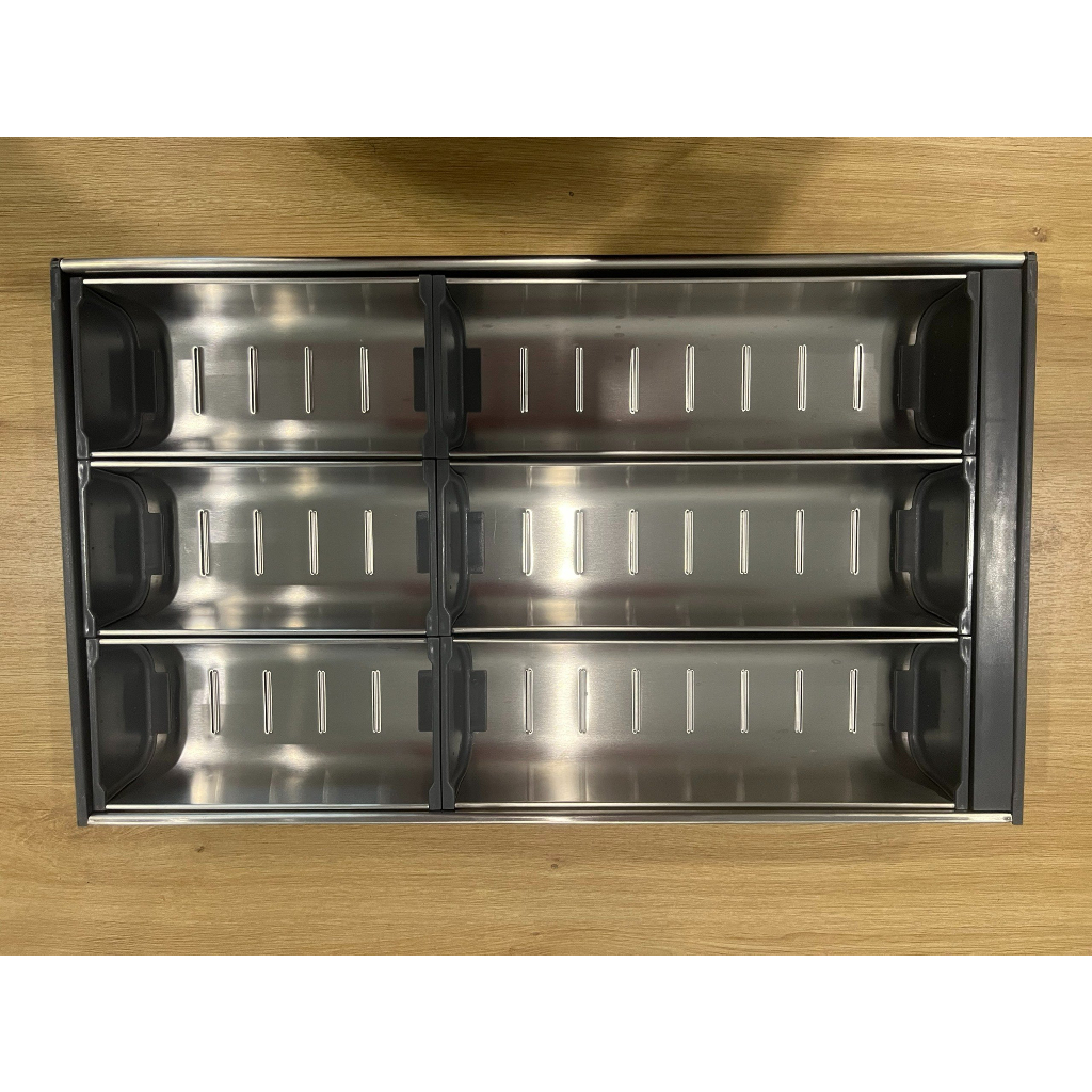 Khay Đựng Thìa, Đũa Inox Eurotek Thiết Kế Hiện Đại, Sang Trọng Có Nhiều Ngăn Với Nhiều Kích Thước Khác Nhau
