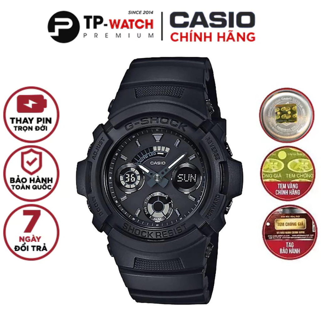 Đồng Hồ Nam Dây Nhựa Casio G-SHOCK AW-591BB-1ADR | AW-591BB-1A