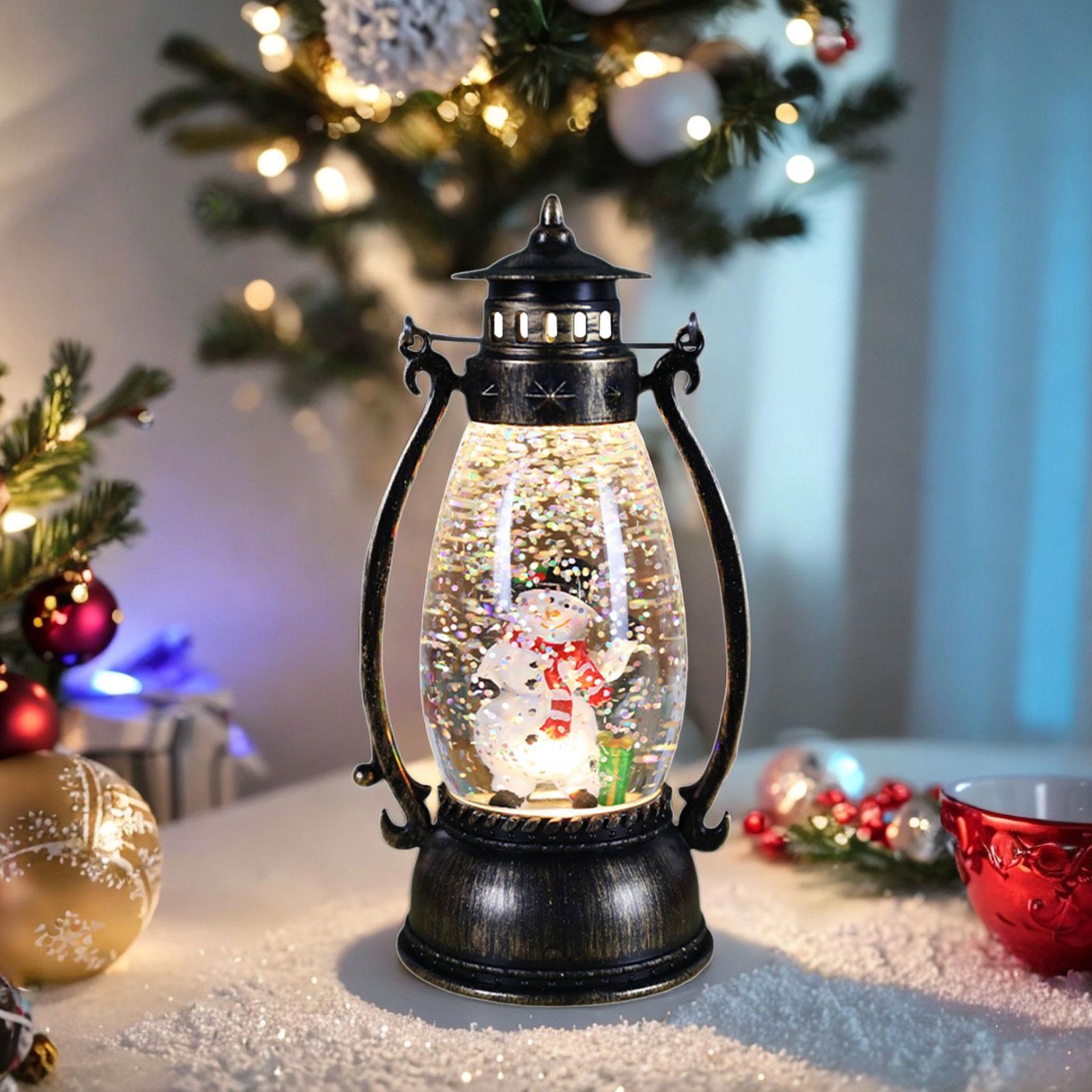 Christmas Lighted Lantern Children Gift Holidays Decorative Party Home Decor