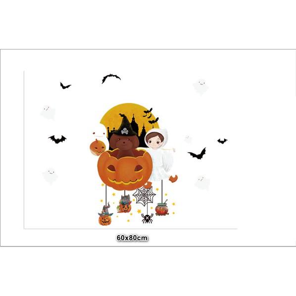 Decal trang trí tường - Halloween Thiên Thần Bóng Đêm