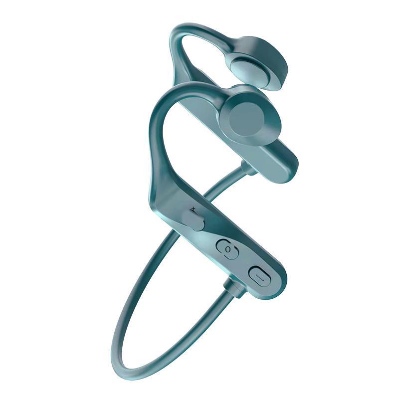 Phong cách mới nhất Khái niệm dẫn truyền xương phổ biến của Amazon Tai nghe Bluetooth 5.0 tai nghe không dây chống nước thể thao không nhét trong tai