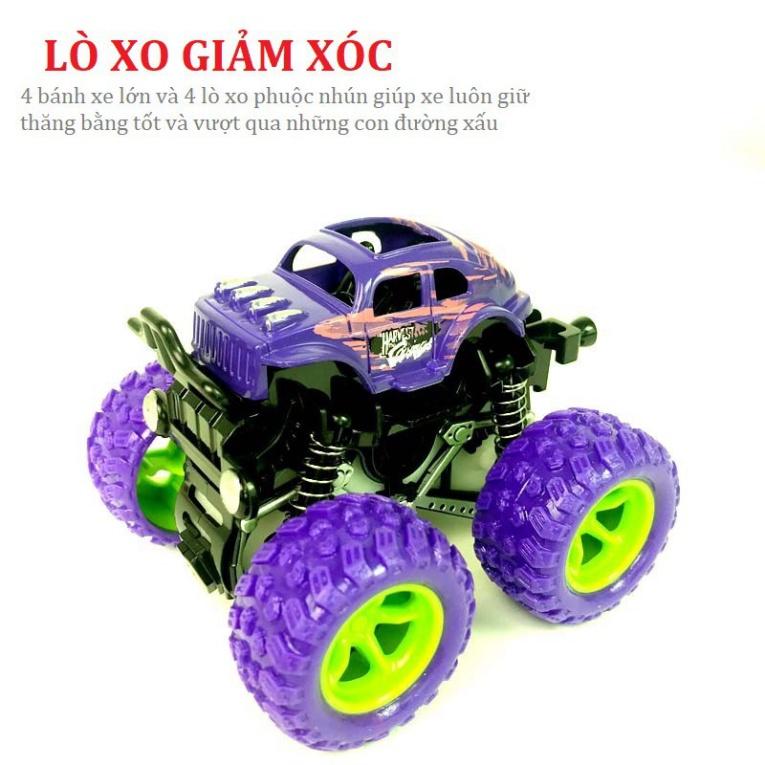 Xe Địa Hình Monster Zap Giảm Xóc, Xoay 360 Nhào Lộn Và Chạy Đà Cực Mạnh