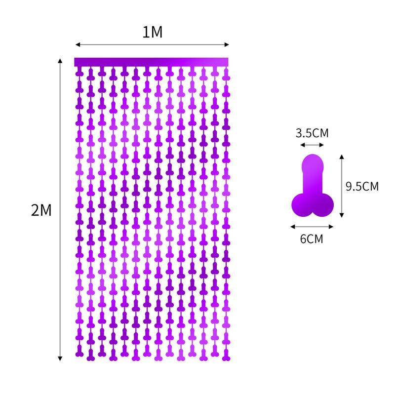 Rèm Cửa Tua Rua Kim Loại Nhiều Màu Kích Thước 1M*2M Trang Trí Tiệc Cưới Sinh Nhật
