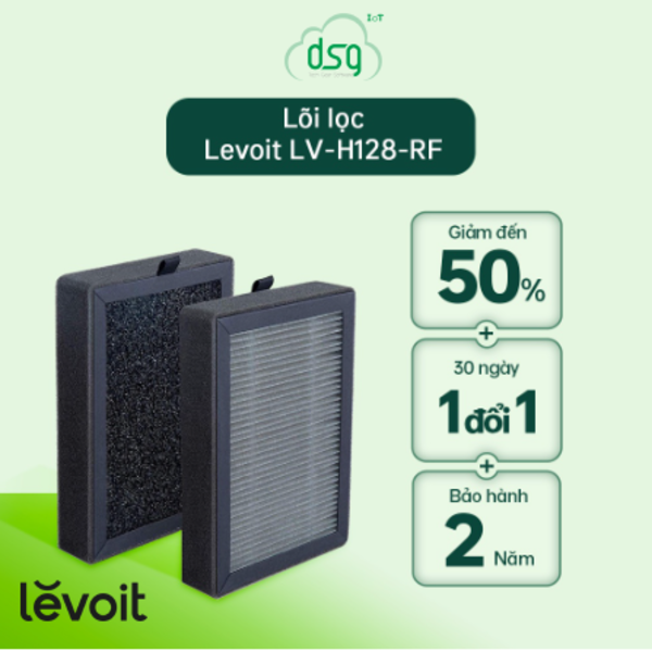 Levoit Lõi Lọc Diệt Khuẩn Cho Levoit H128-RF Gồm 2 Bộ Lọc Bộ Lọc Sơ Và Bộ Lọc HEPA | Hàng Chính Hãng