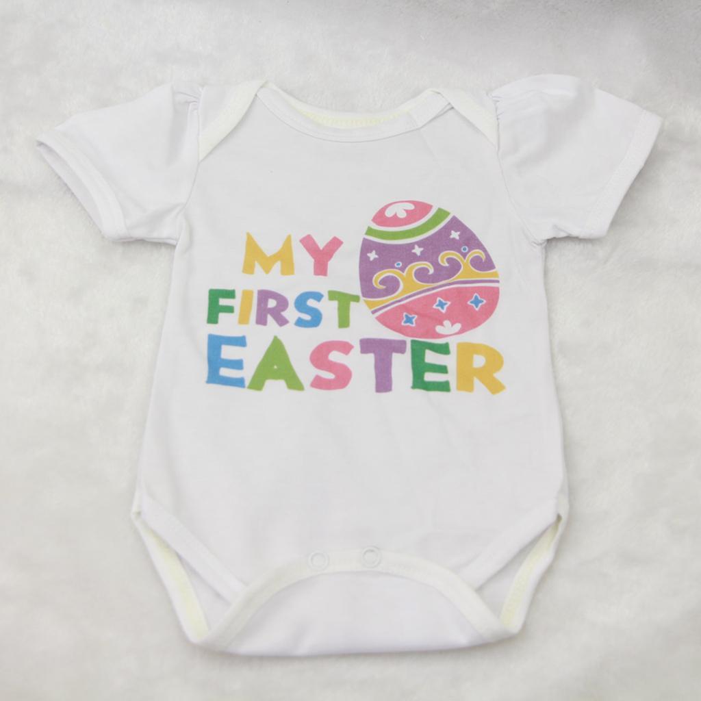 2-3pack "My First Easter" Romper Skirt Set for 22''-23'' Reborn Baby Girl Doll