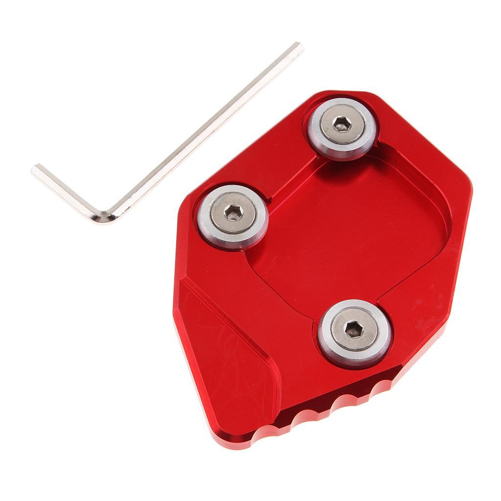 Kickstand Side Stand Enlarge Pad Plate for  CBR600RR 07-12 Red