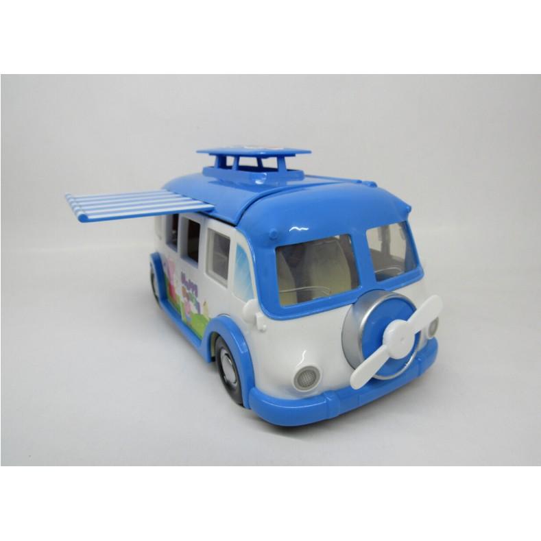 Bộ mô hình xe bus phục vụ các món Hải sản cho bé chơi búp bê