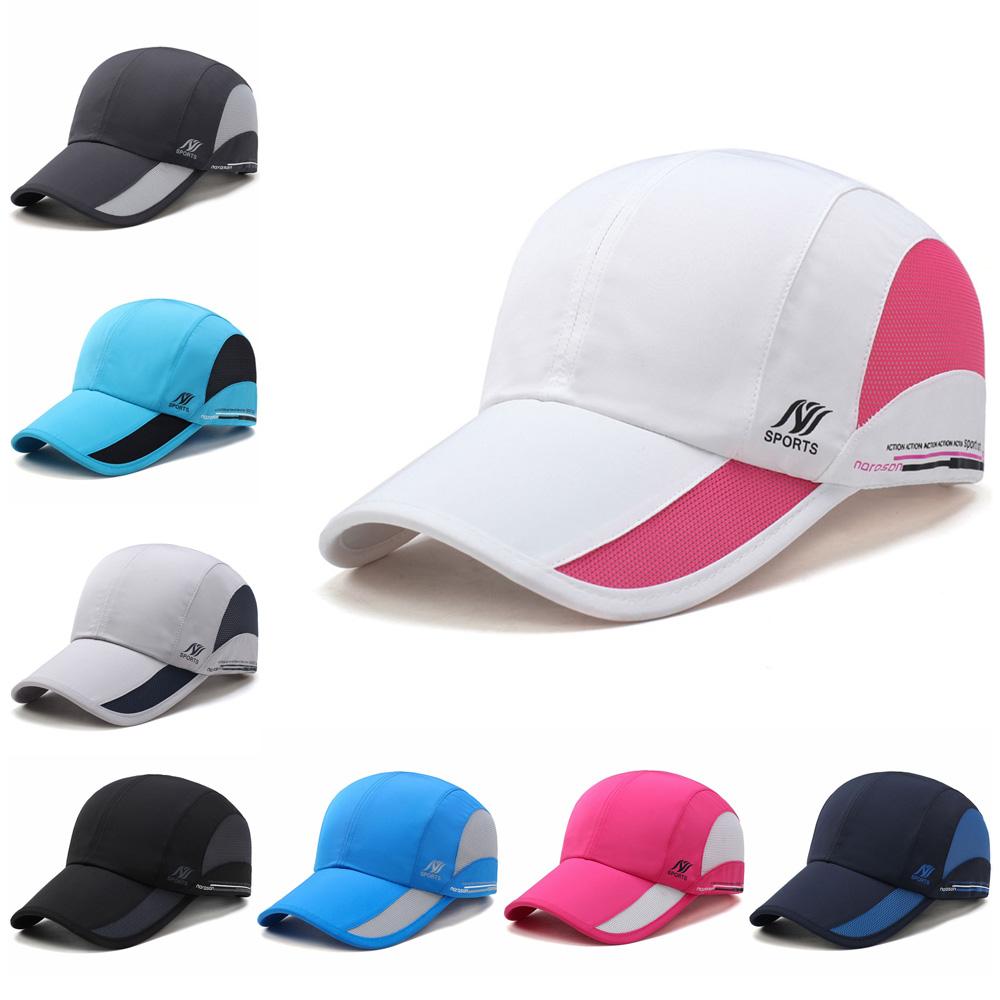 ☆YOLA☆ Women's Fashion Breathable Hat Running Mesh Sport Baseball Cap Waterproof Men Outdoor Quick-drying Sun Visor/Multicolor