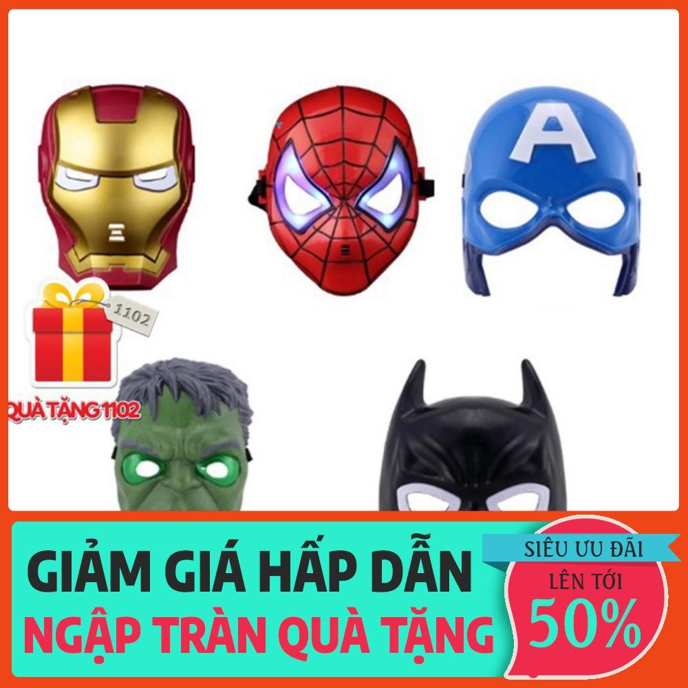 Mặt Nạ Hóa Trang Người Nhện Phát Sáng Trong Đêm Halloween Cho Bé