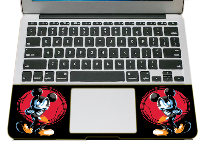 MIếng Dán Trang Trí Mặt Ngoài + Lót Tay Laptop Hoạt Hình LTHH -  670
