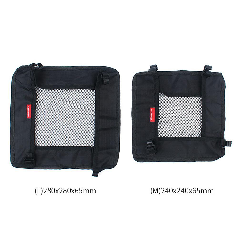 2x Folding Table Storage Grid Outdoor Kitchen Dining Stuff Storage Bag Lightweight Portable Size Optional