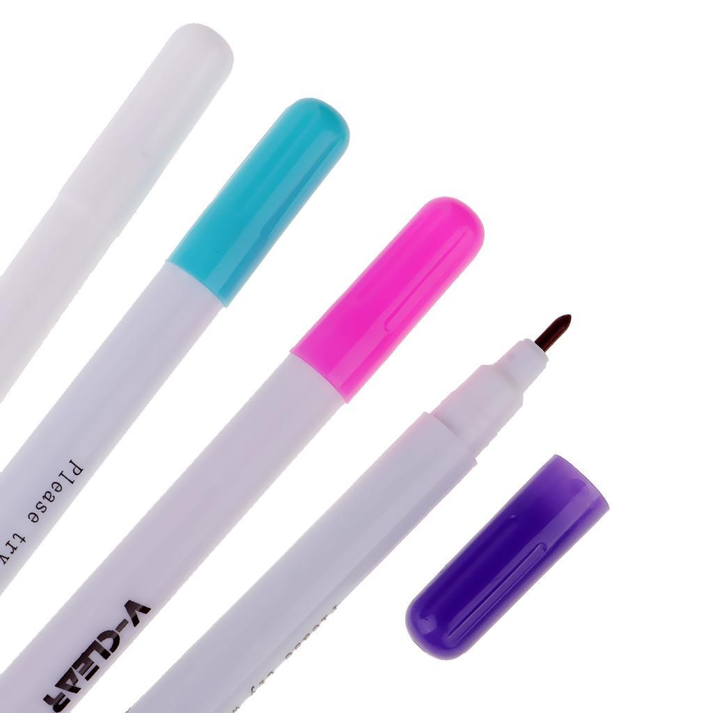2-5pack 6pcs Water Soluble Pen Air Erasable Pen Clean Pen for Patchwork Cross