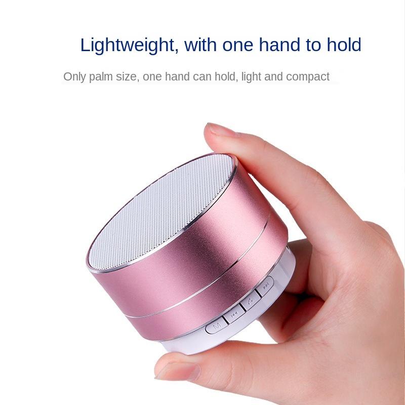 Di động đa màu bluetooth loa nhỏ macaron sáng tạo phim hoạt hình mini âm thanh 5.0 Color: Pink