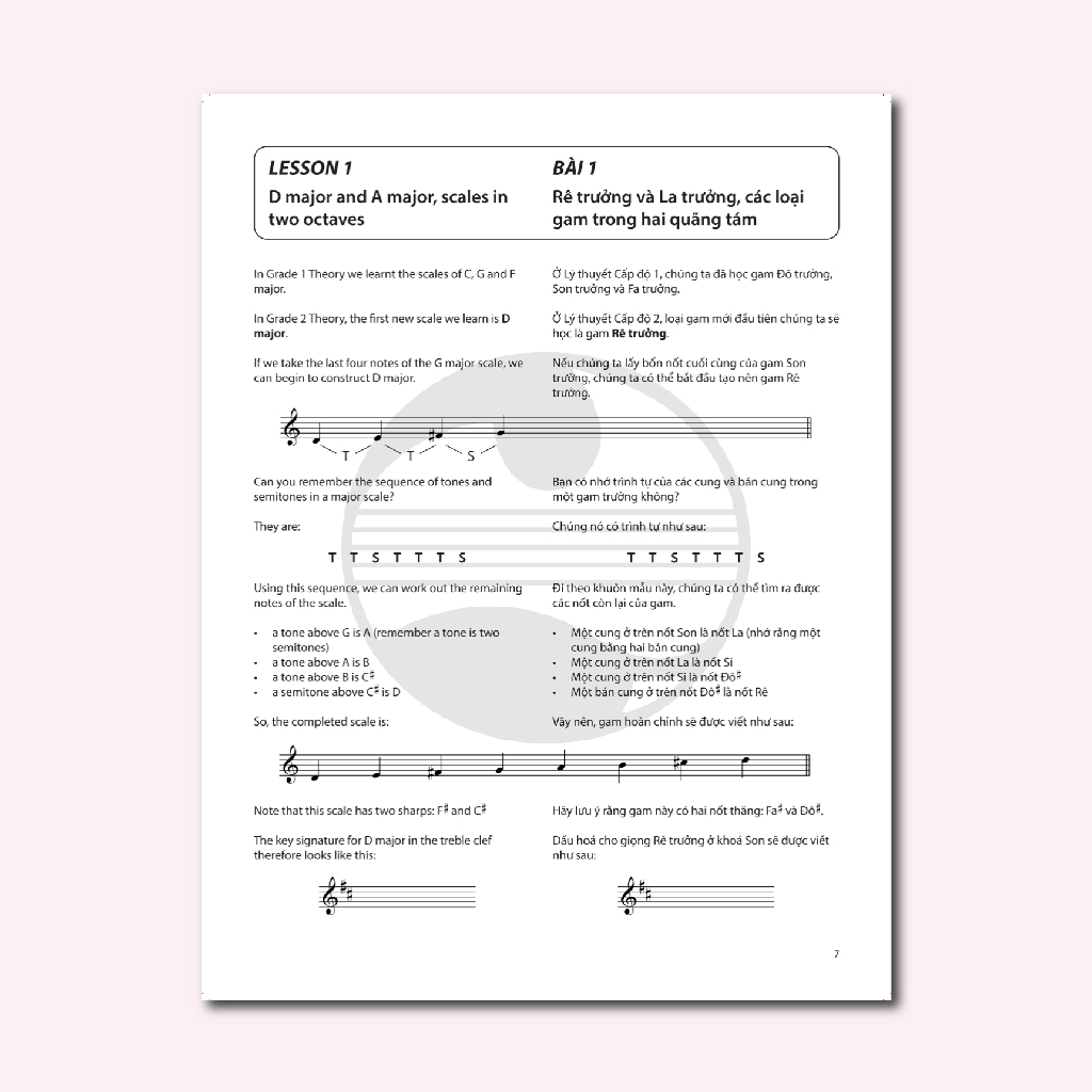 AMEB Theory of Music Grade 2 Part 1 Song ngữ Việt-Anh | Lý thuyết Âm nhạc (Sách học và bài tập)