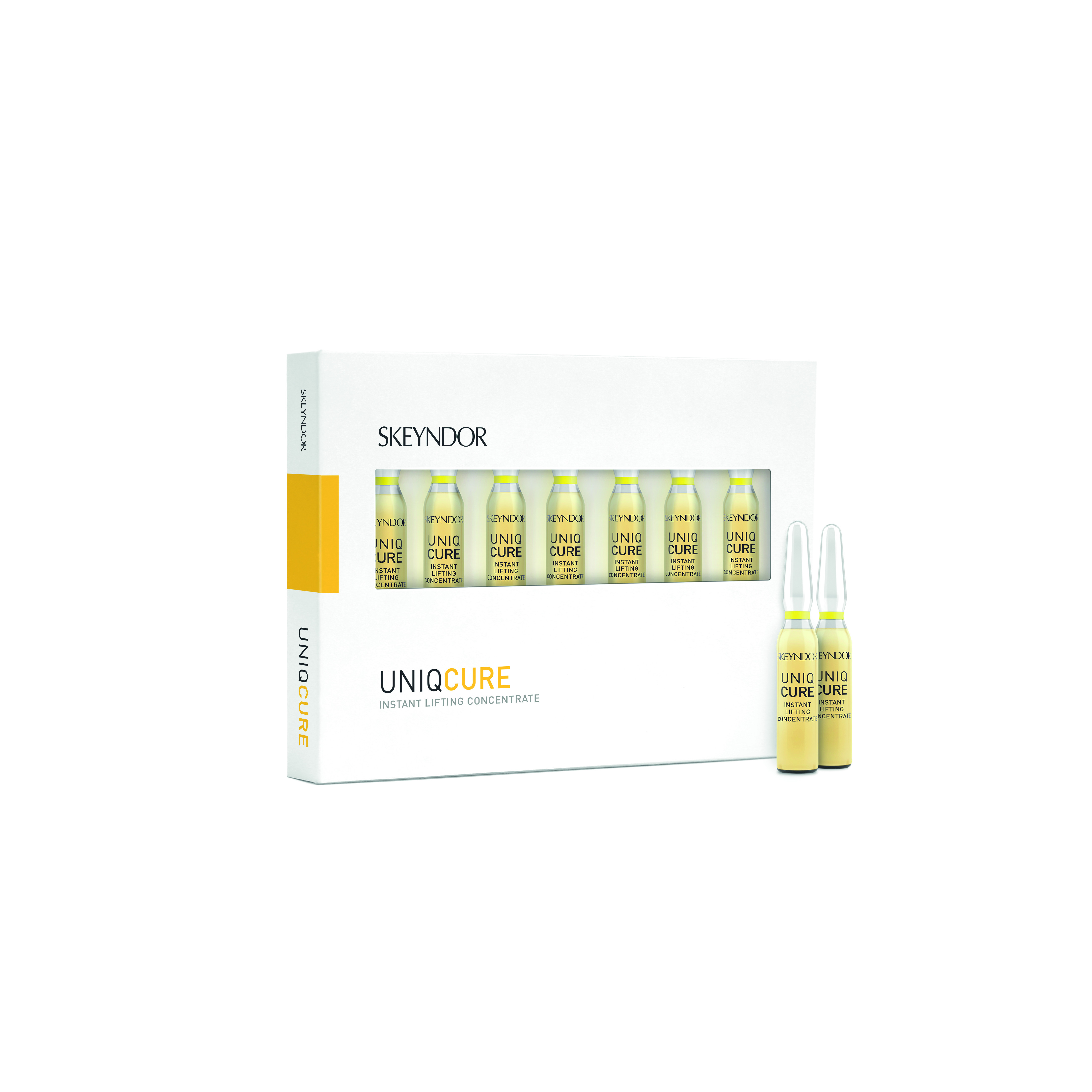 [SKEYNDOR] Hộp 7 ống tinh chất nâng cơ Instant Lifting Concentrate Uniqcure Skeyndor 14ml