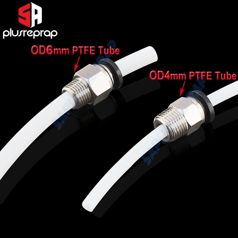 Khí Nén Kết Nối Máy Đùn Bowden Đầu J Hotend Cho OD 4Mm Hoặc 6Mm PTFE Ống Khớp Nối Nhanh J-Đầu Phụ Kiện 3D Máy In Các Bộ Phận