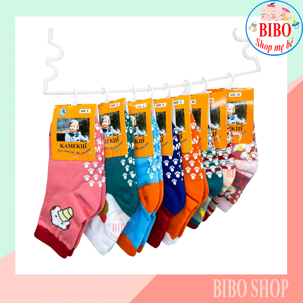 Combo 5 Đôi Vớ Chân Chống Trợt Cổ Cao, Tất Cho Bé Từ 5 tháng Cho Tới Trên 10 tuổi
