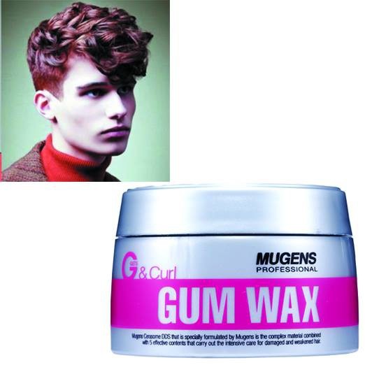 Sáp mềm giữ lọn xoăn cho tóc uốn mugens gum wax 90g