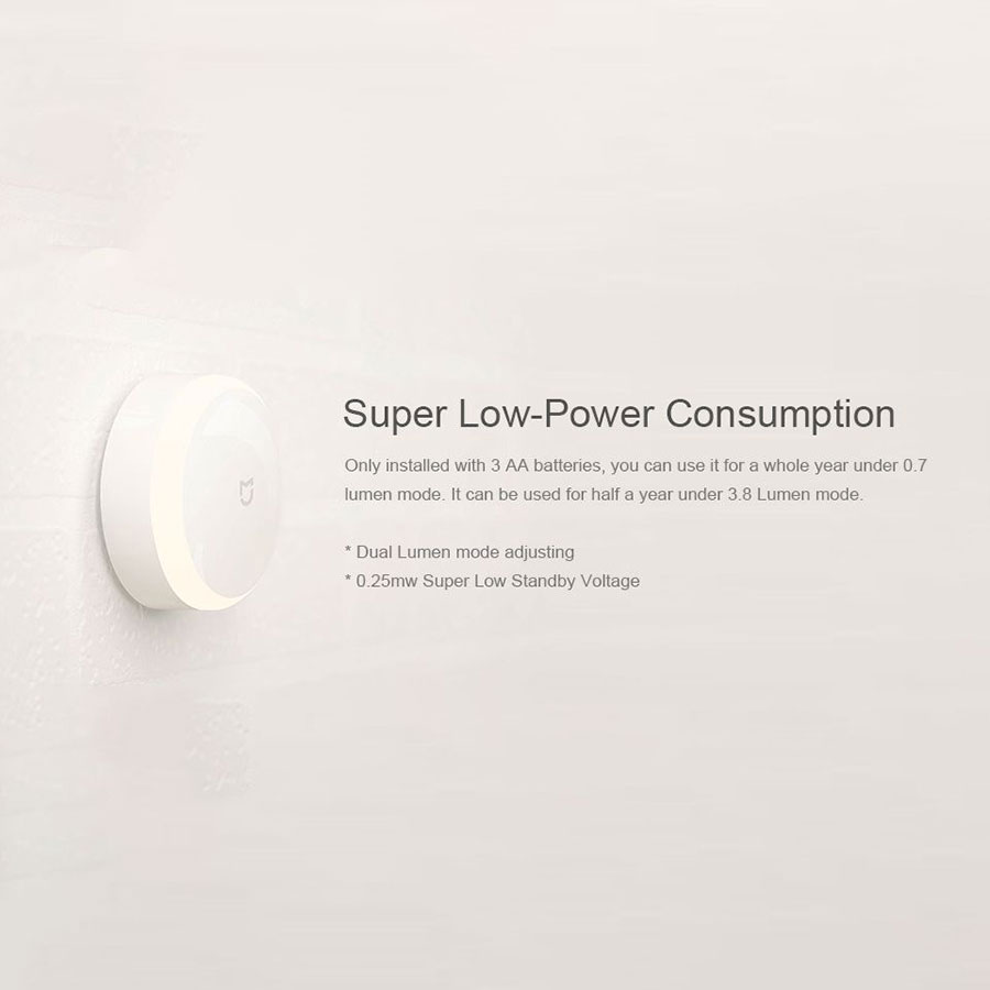 Đèn ngủ cảm biến hồng ngoại Xiaomi Mi Motion-Activated Night Light MJYD10YL - Hàng Chính Hãng