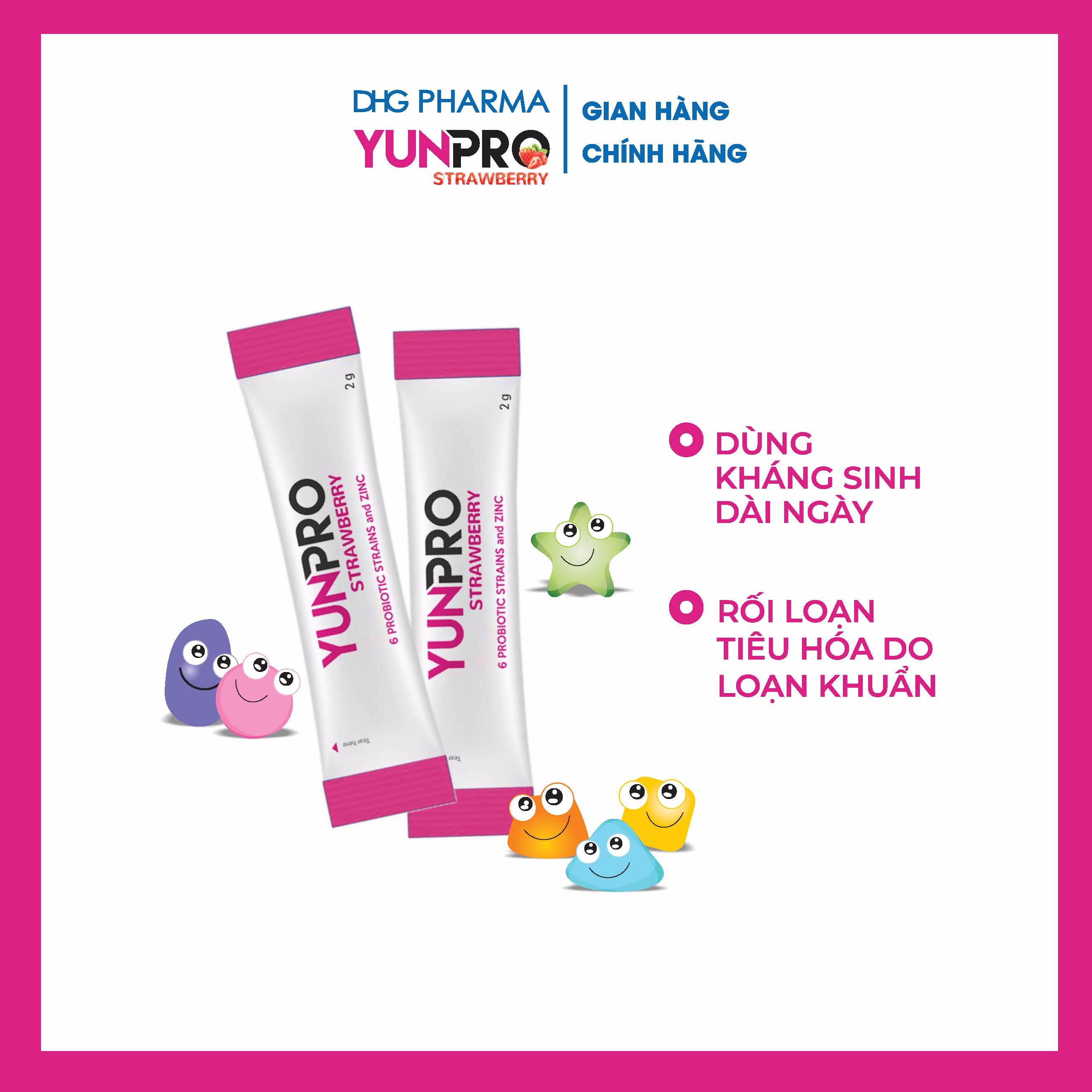 Combo TPCN Naturenz hỗ trợ hạ men gan và Men vi sinh bổ sung lợi khuẩn probiotic Yunpro vị dâu
