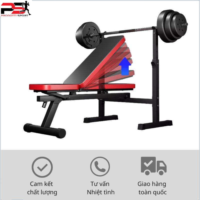 Ghế tập tạ kết hợp giá đỡ tạ TK-002 tiện lợi