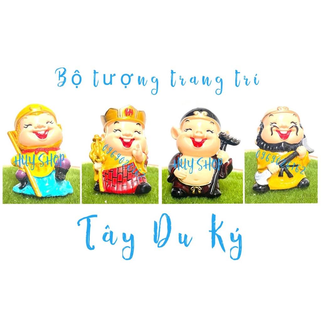 BỘ TƯỢNG TÂY DU KÝ TRANG TRÍ TIỂU CẢNH HÒN NON BỘ - THẦY TRÒ ĐƯỜNG TĂNG (TÔN NGỘ KHÔNG)