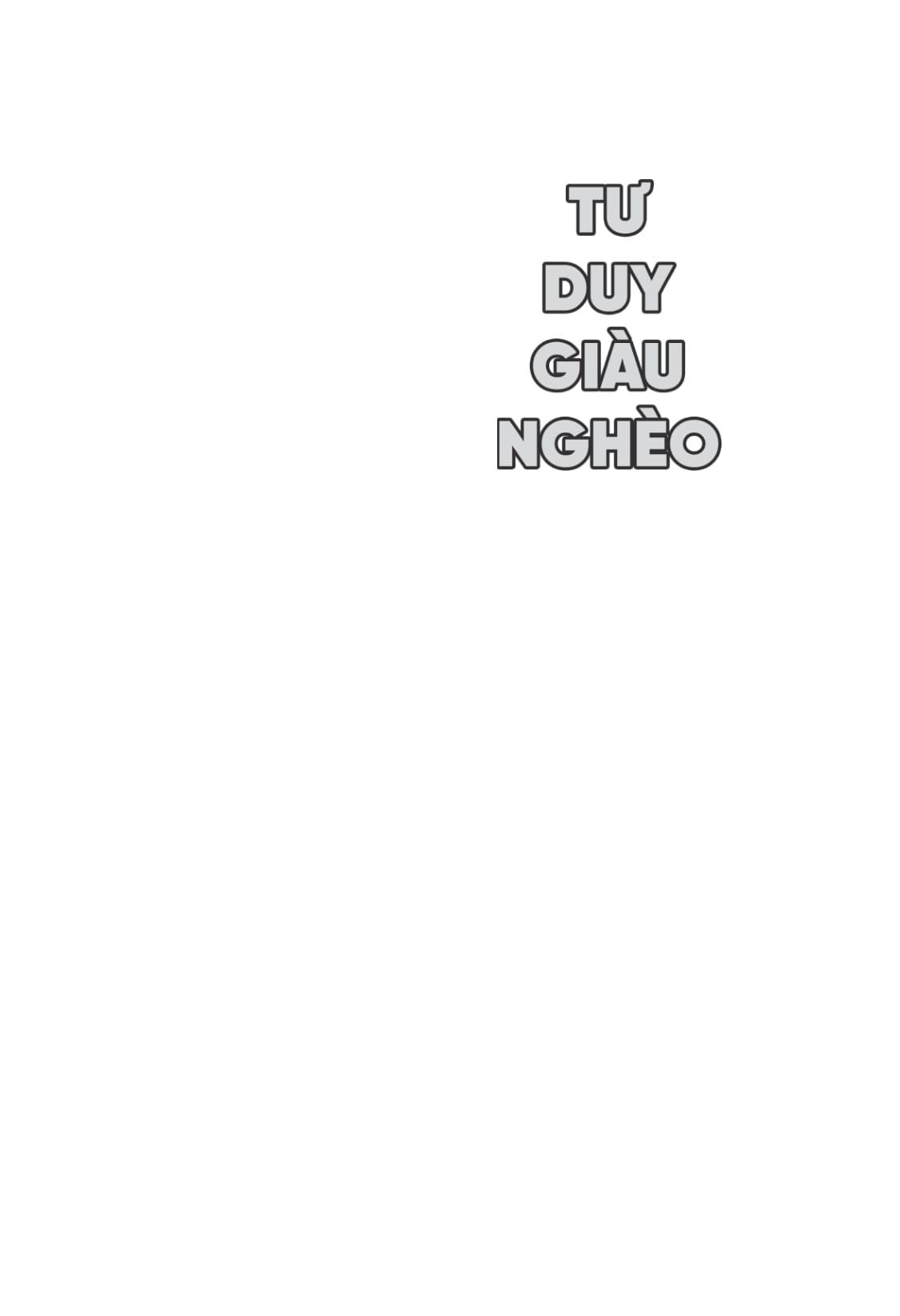 Tư Duy Giàu Nghèo: Tư Duy Quyết Định Mức Độ Giàu Có Của Bạn