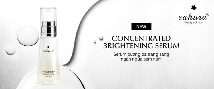 Serum dưỡng trắng da ngừa nám sakura Concentrated Brightening Serum