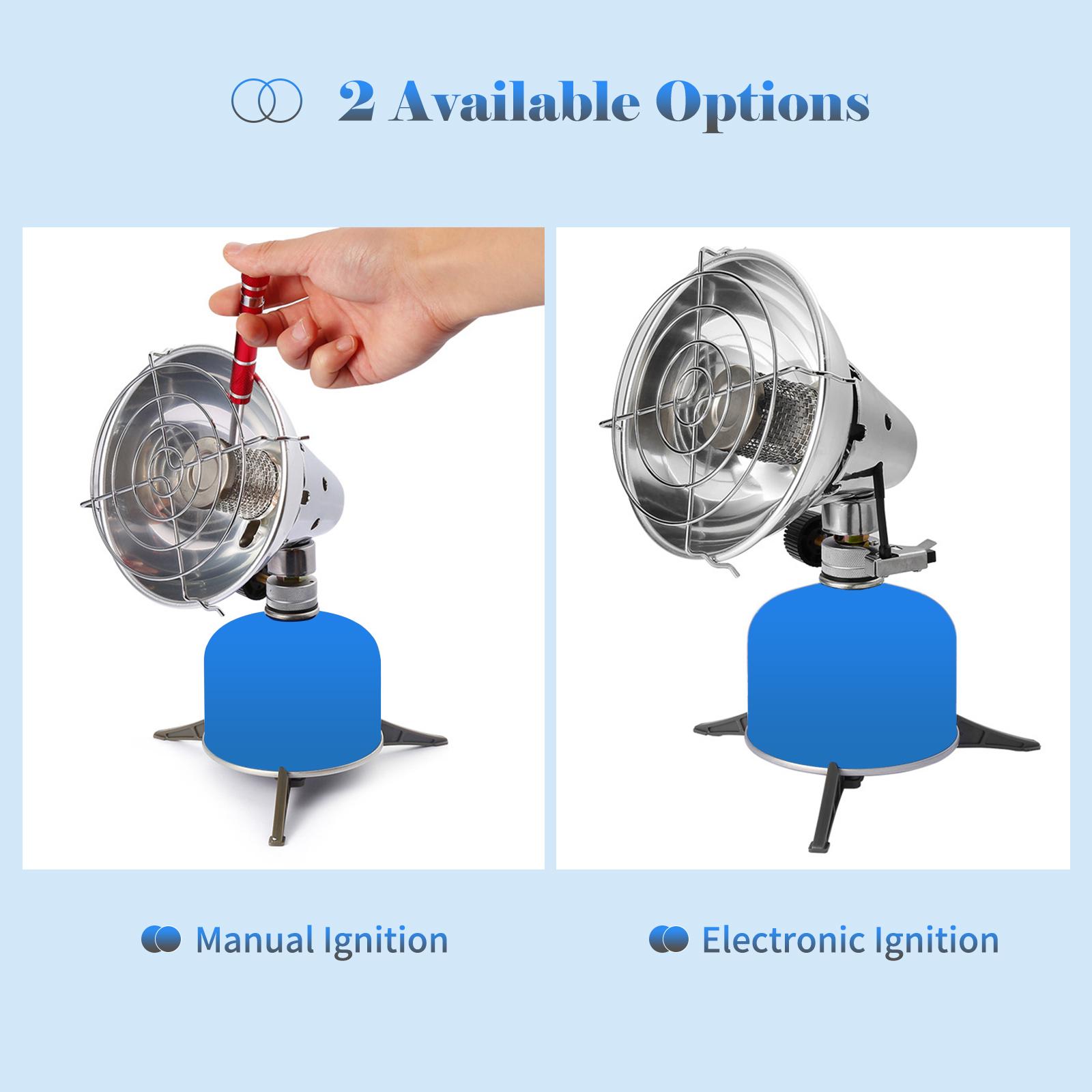 Máy sưởi ngoài trời di động mini có thể dùng để đem theo khi đi cắm trại, đi picnic ngoài trời