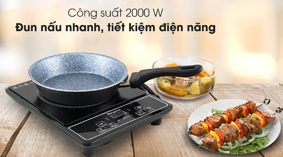 [Nhập XMAS2020K giảm 20K] Bếp Hồng Ngoại Đơn Kangaroo KG20IFP1 (2000W) - Hàng Chính Hãng