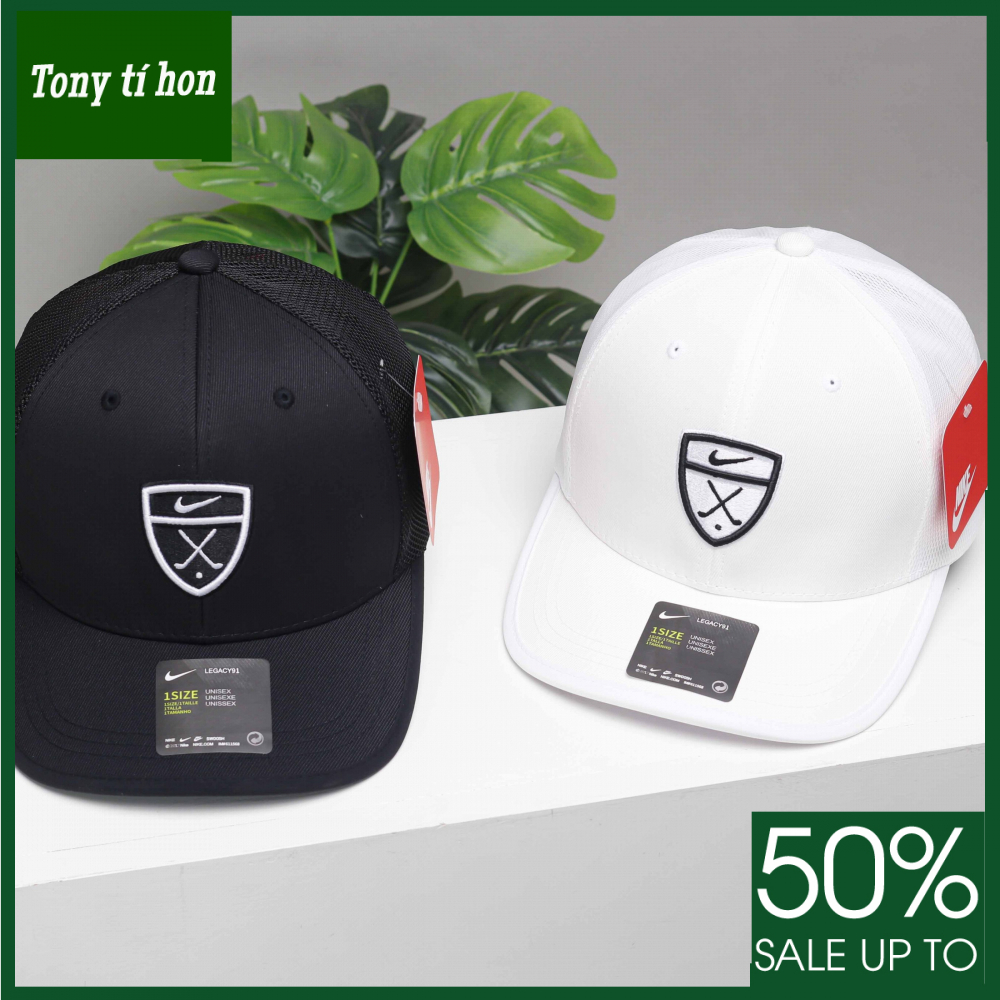 Tony tihon _ Mũ/nón kết lưỡi trai Golf X 86 phối lưới bít đuôi thời trang nam nữ cá tính cao cấp, đẹp 2 màu ( đen , trắng )