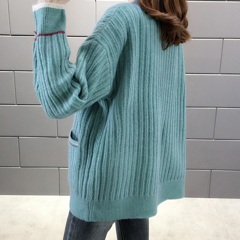 Áo len nữ cardigan chất len dày mịn freesize dưới 62kg phong cách Hàn Quốc