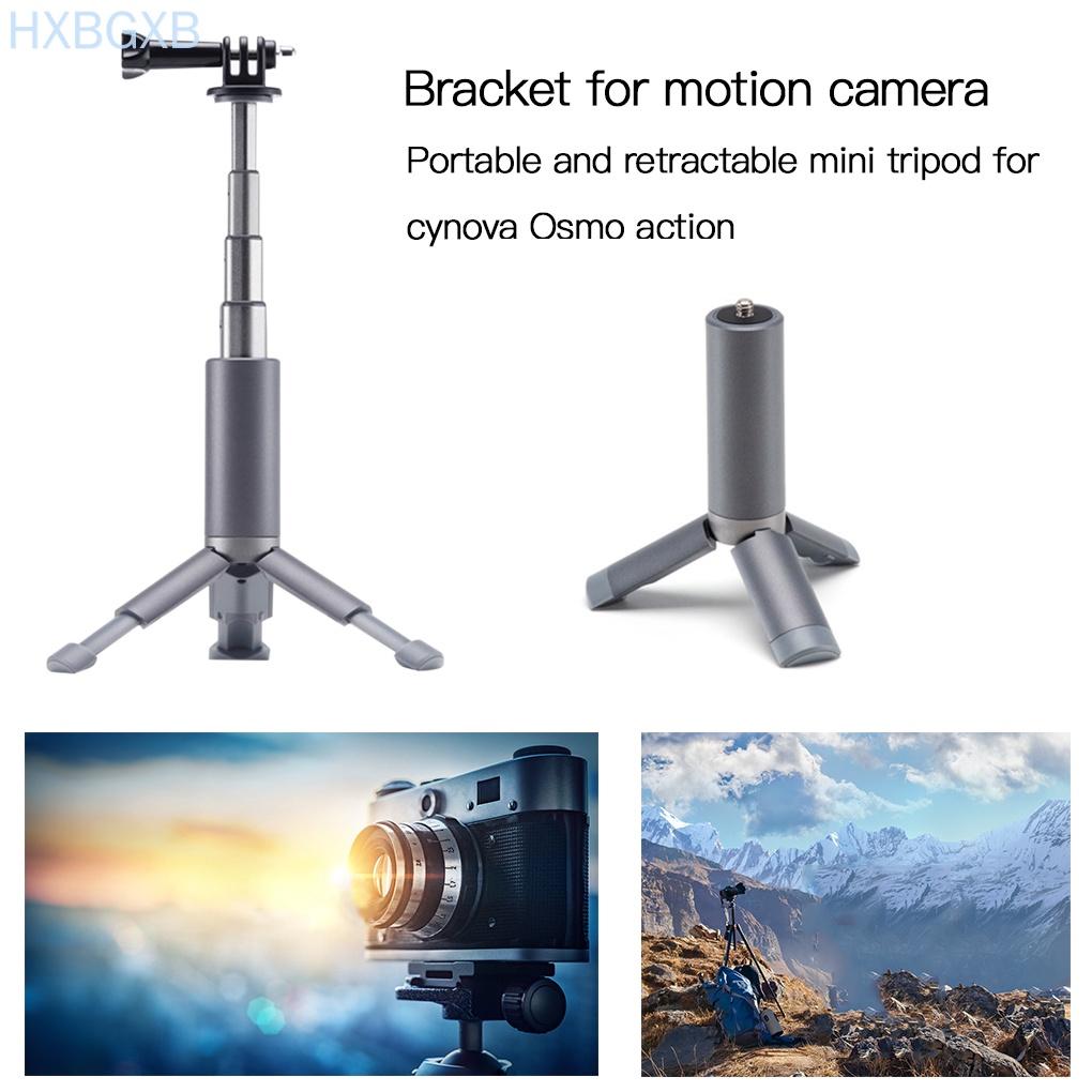 Giá Đỡ Ba Chân Bằng Kim Loại Có Thể Điều Chỉnh Độ Cao Cho Máy Ảnh Cynova Osmo Action Hxbg