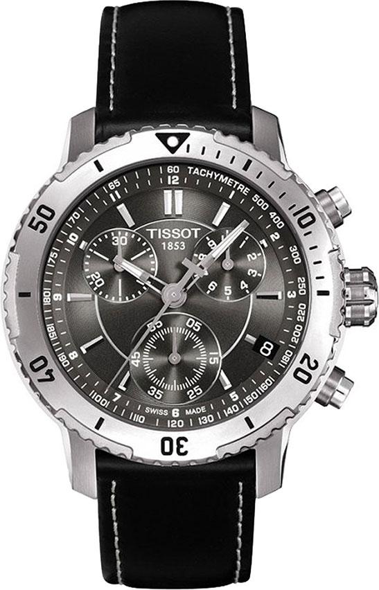 Đồng Hồ Nam Dây Da Tissot T067.417.16.051.00 (42mm) - Đen