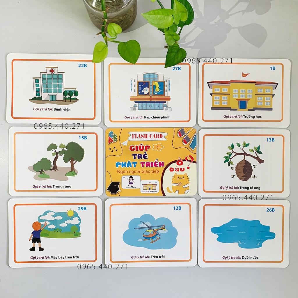 Bộ Flashcard 300 câu hỏi + trả lời giúp trẻ phát triển tư duy ngôn ngữ &amp; giao tiếp: Ai? Cái gì? Ở đâu? Khi nào? Tại sao?