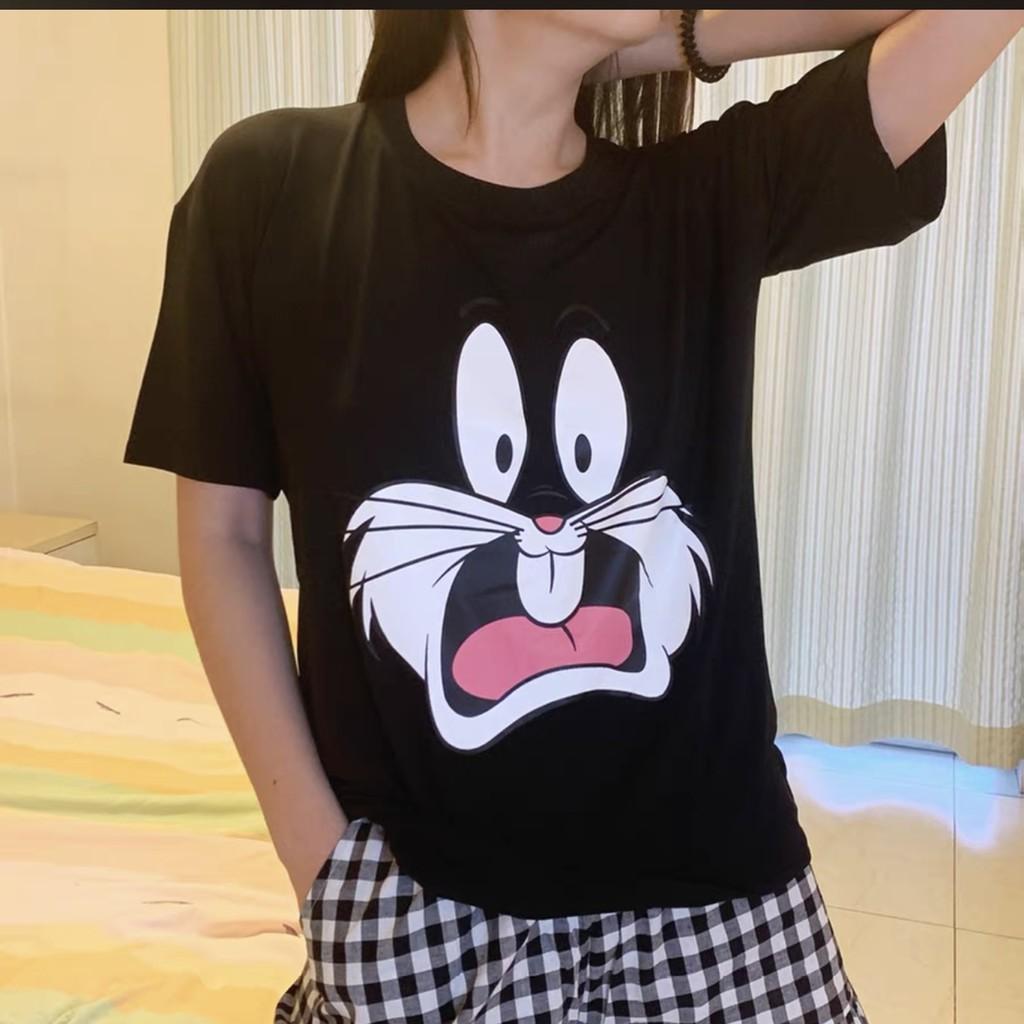 Áo thun Cat form rộng tay lỡ A31