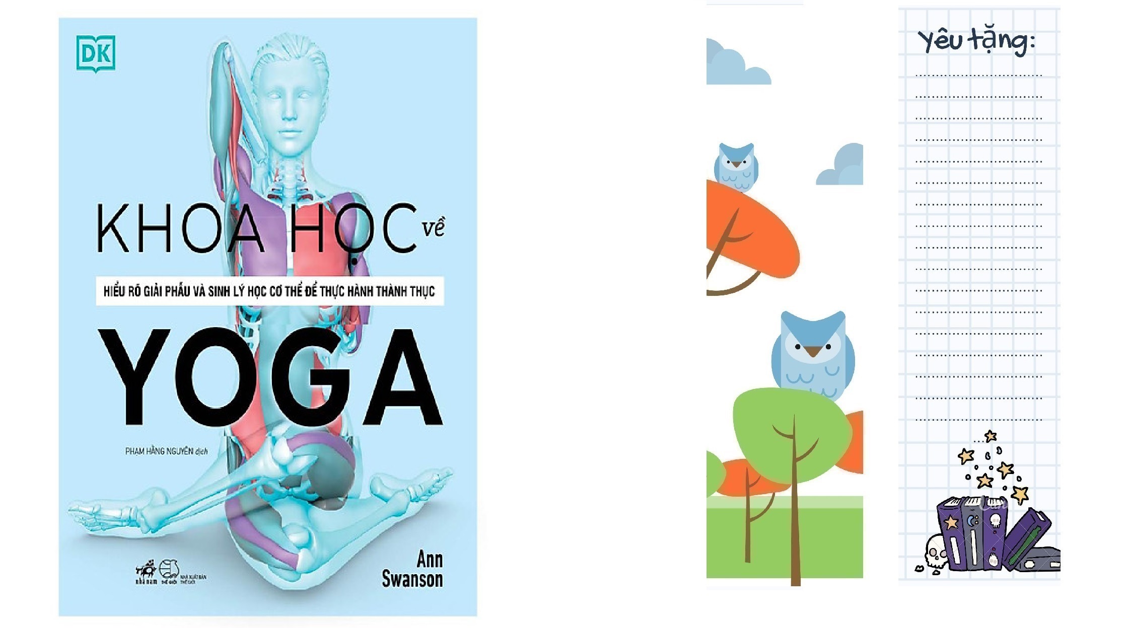Sách - Khoa Học Về Yoga Bìa Cứng Tặng Kèm Bookmark Thiết Kế