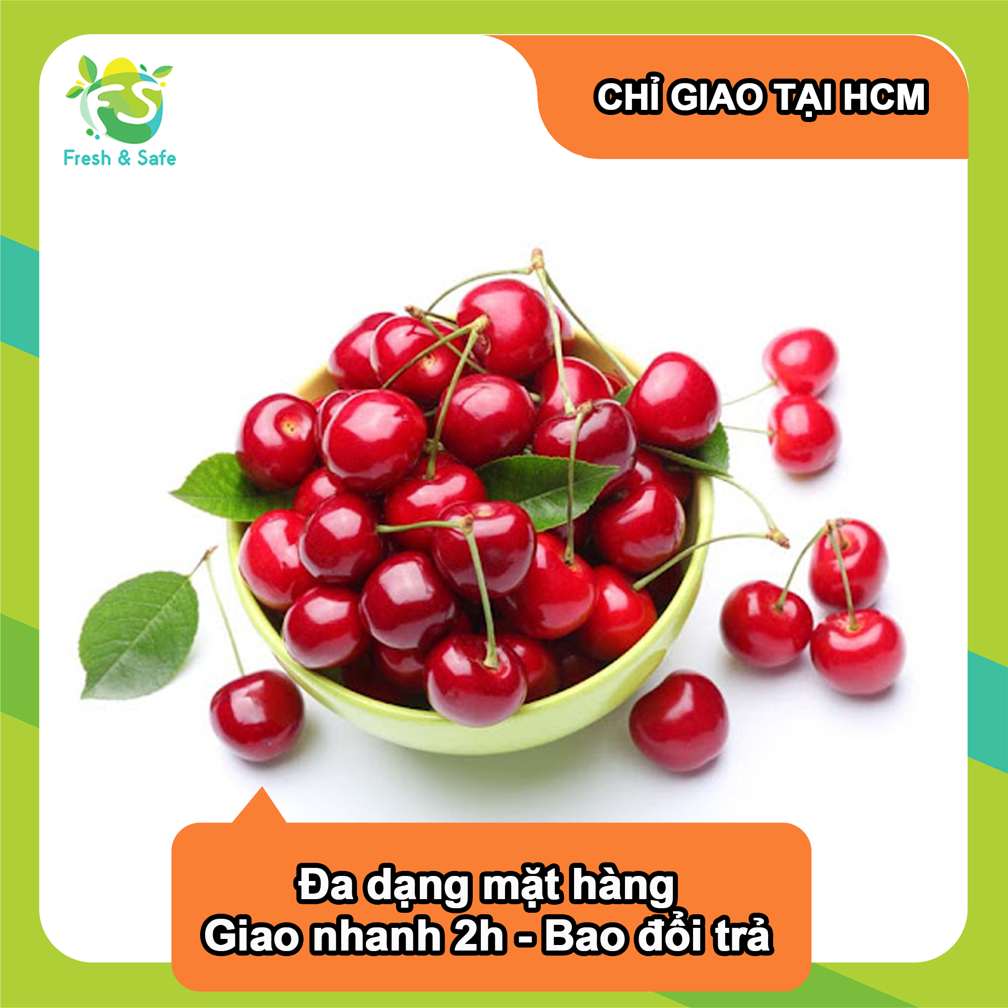 Cherry Mỹ Size 9.5 - hộp 500GR