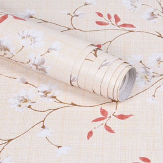 GIẤY DÁN TƯỜNG KHỔ 45CMX10M NHÀNH MAI HỒNG