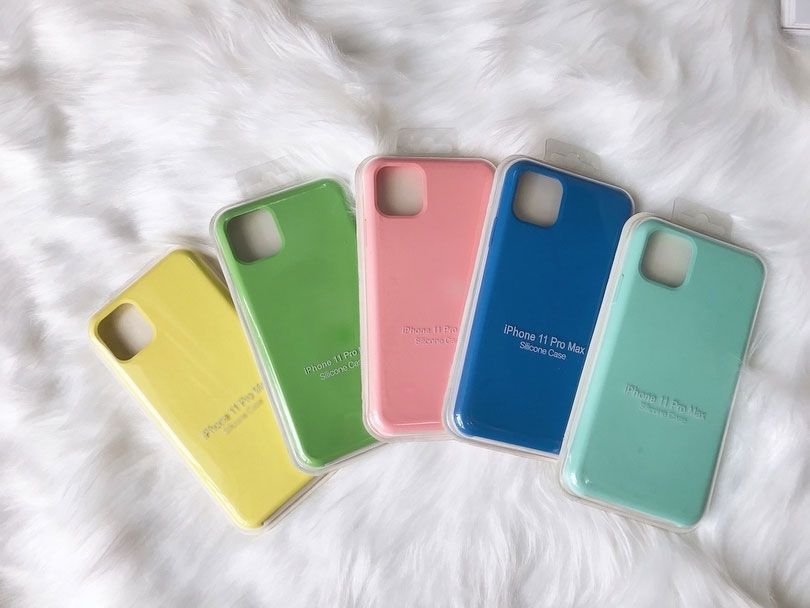 Ốp Lưng Silicon Chống Bám Bẩn Cho Iphone 11 Pro Max