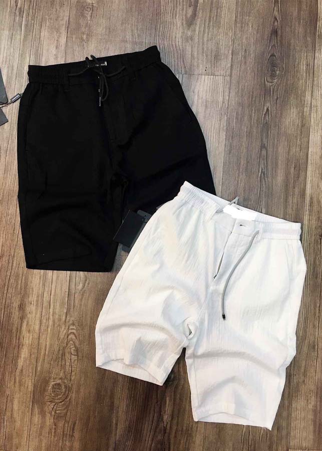 Quần Cộc Nam Trắng Chất Đũi SHORTTRANG04 - Short Trắng
