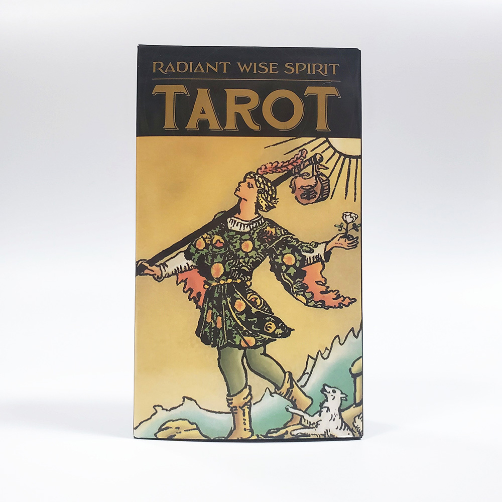 Bộ Bài Radiant Wise Tarot Size 7x12 Cm Tặng Đá Thanh Tẩy