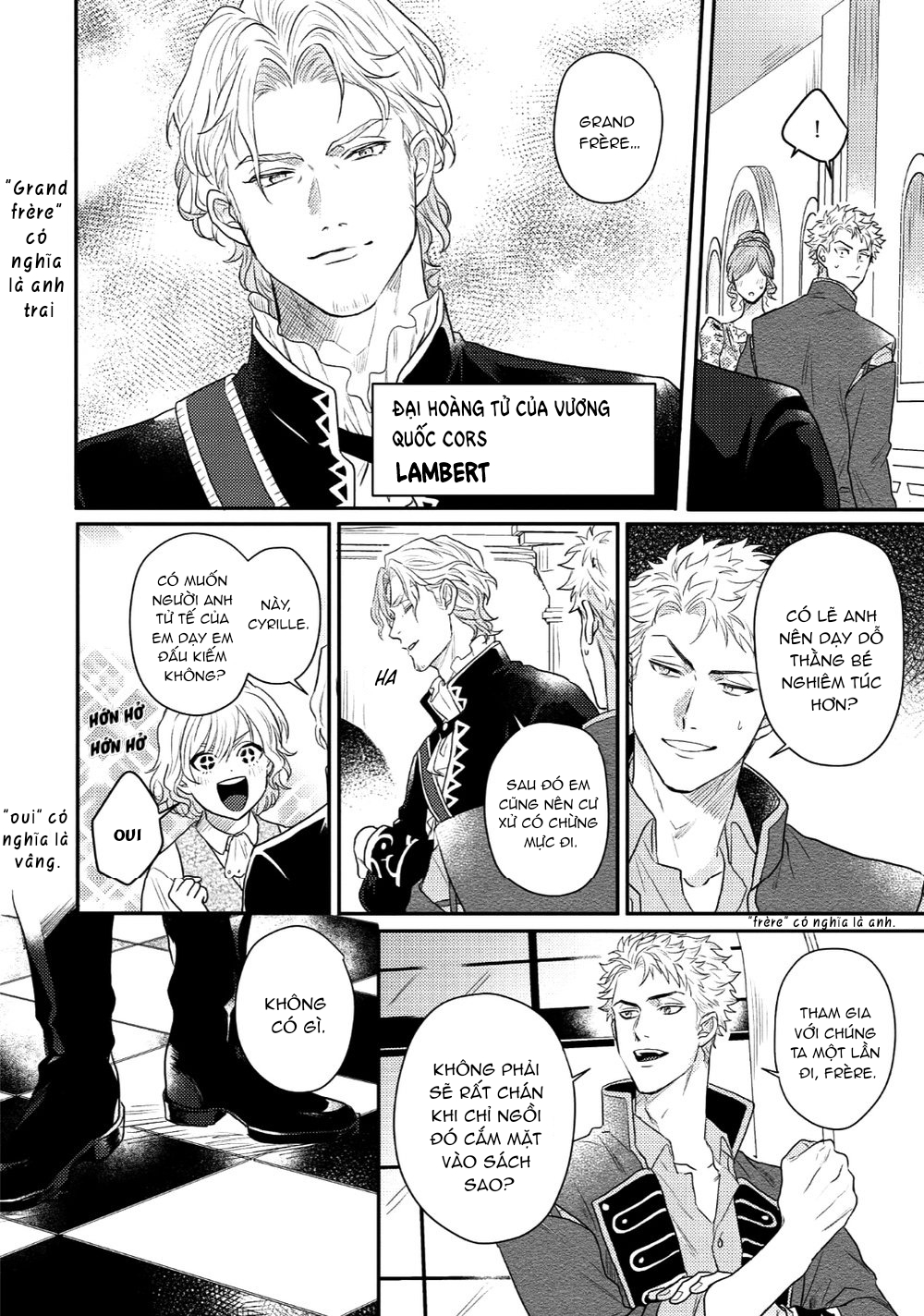 hoàng tử phóng túng và quái thú bị giam cầm chapter 1 9