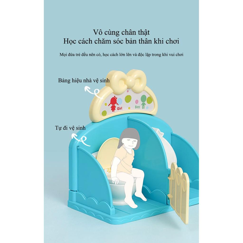 Bộ đồ chơi ngôi nhà búp bê mô phỏng trường mẫu giáo Doll House - Phát triển kĩ năng cho bé