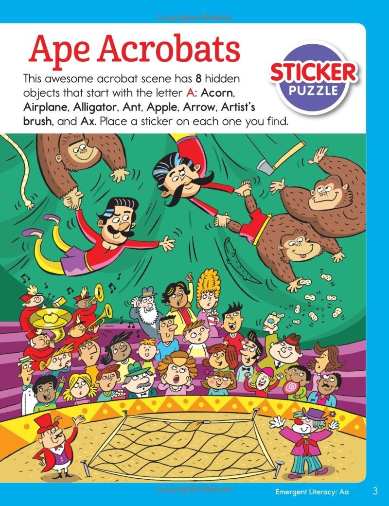 ABC Hidden Pictures Sticker Learning Fun