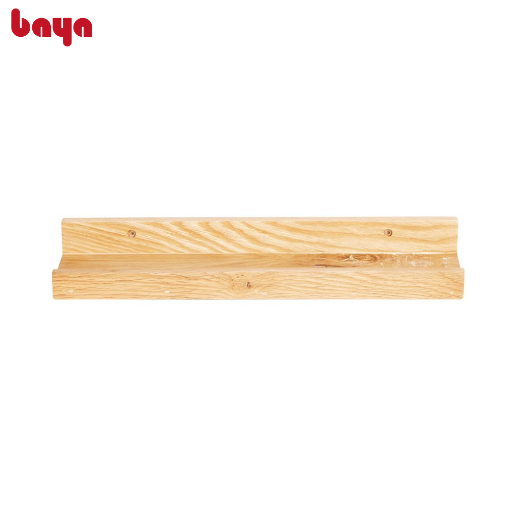 Kệ Gỗ Treo Tường Thanh Ngang BAYA LOKA Kệ Trang Trí Làm Từ Chất Liệu Gỗ MDF, Gỗ Sồi Chắc Chắn, Có Độ Bền Cao, Thiết Kế Thông Minh Nhỏ Gọn, Dễ Dàng Lắp Đặt, Tiết Kiệm Không Gian Phòng