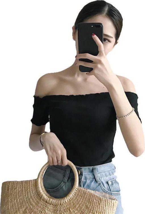 Áo thun nữ kiểu trễ vai siêu gợi cảm