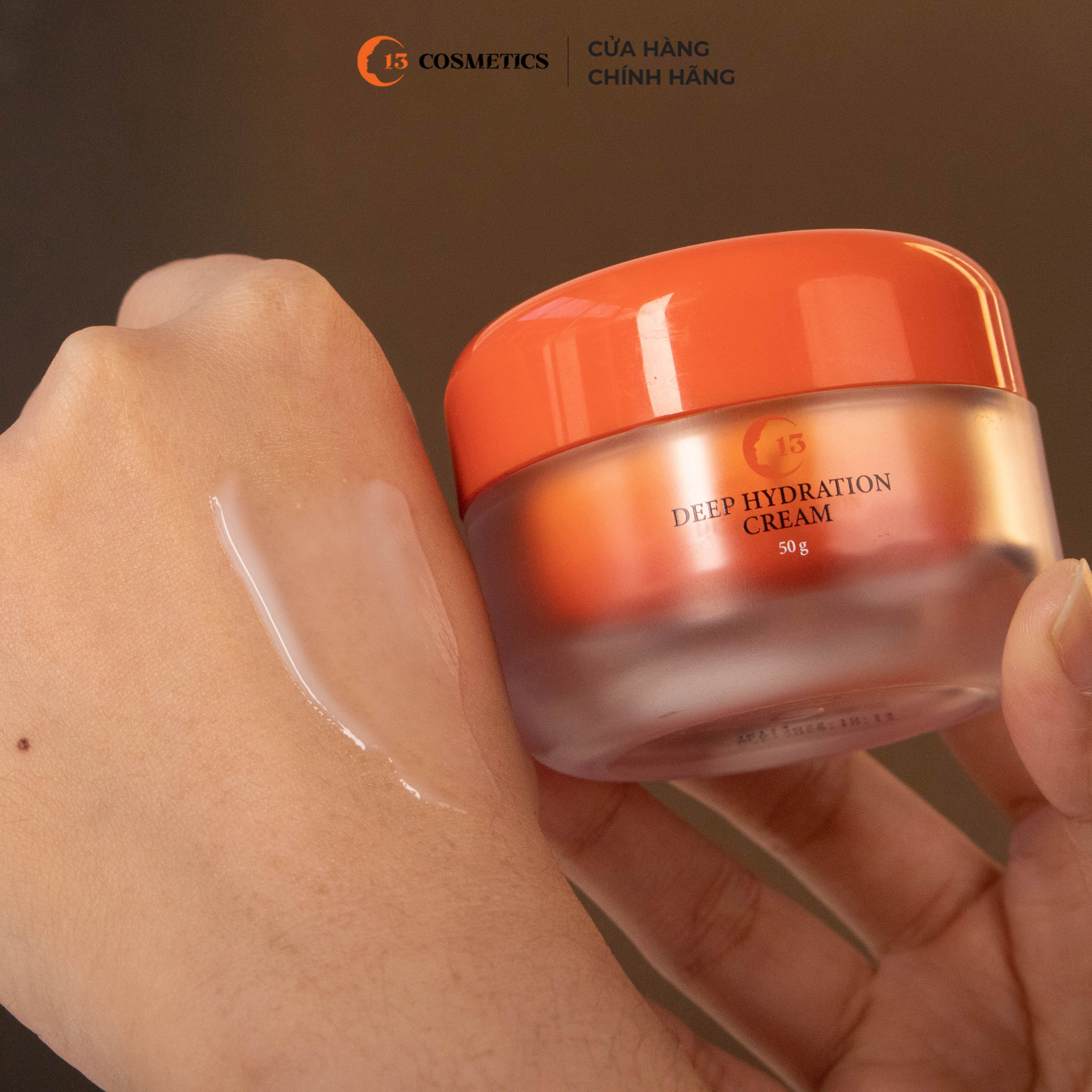 Kem Dưỡng Trắng Da, Cấp Ẩm Chuyên Sâu Chiết Xuất Từ Đậu Nành Nhật Lên Men Deep Hydration Cream C13 Cosmetics Thu Trang
